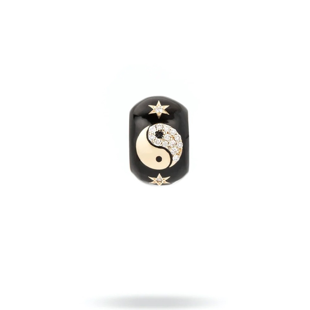 Adina Reyter Zodiac Ceramic + Diamond Gemini Big Bead